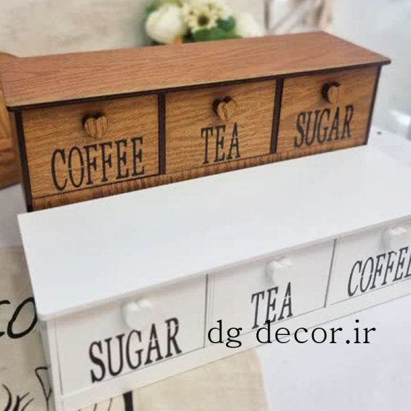 فایل سه کشو قلبی چوبی تکست دار5