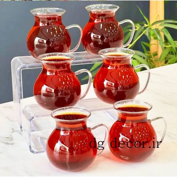 فنجان پیرکس تپل شش عددی وارداتی