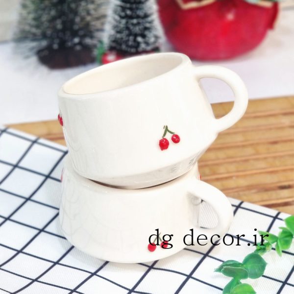 فنجان چای خوری سرامیکی آلبالو