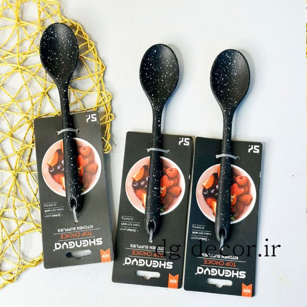 قاشق سیلیکونی نسوز مشکی وارداتی