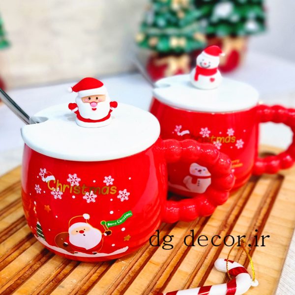 ماگ کریسمسی بابانوئل و آدم برفی وارداتی