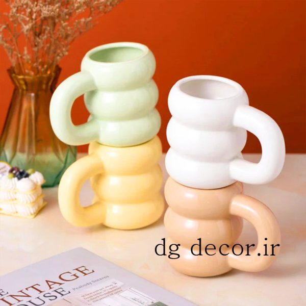 ماگ مینیمال سرامیکی وارداتی بزرگ