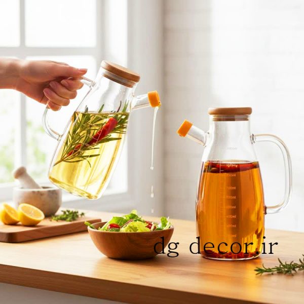 روغن ریز پیرکس با درب بامبو یک لیتری وارداتی1